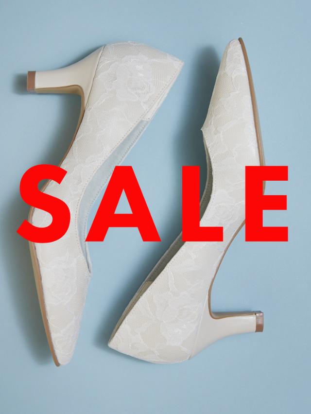 Vores mest populære brudesko er nu på udsalg.